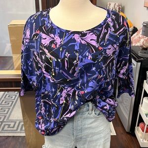 LulaRoe Irma maleficent print top